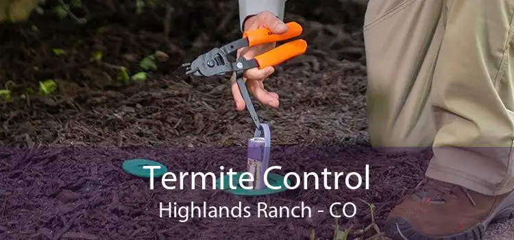 Termite Control Highlands Ranch - CO