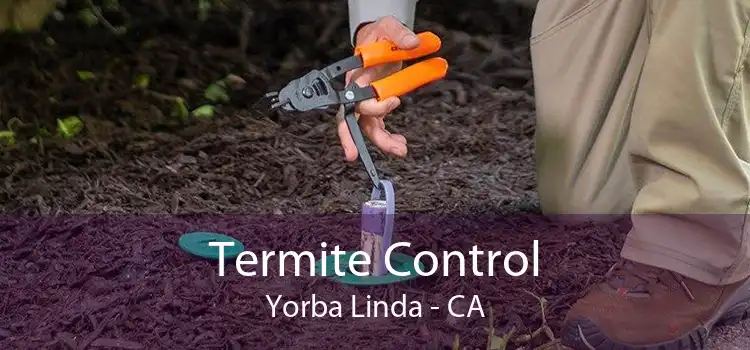 Termite Control Yorba Linda - CA