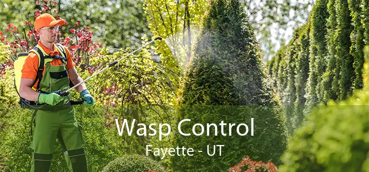 Wasp Control Fayette - UT